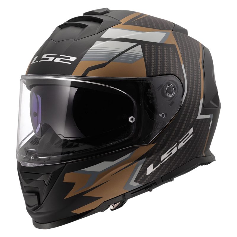Кацига FF800 STORM II TRACKER BLACK GOLD-06 LS2 - Image 1