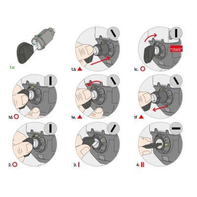 SLR103 Сет од 3 брави за OBKEV куфери GIVI - Image 2