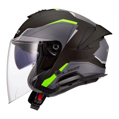Кацига OF618 VERSO II AIR BLACK H-V YELLOW LS2 - Image 1