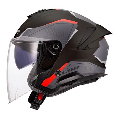 Кацига OF618 VERSO II AIR BLACK RED LS2 - Image 1