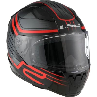 Кацига FF353 RAPID II CIRCUIT BLACK RED-06 LS2 - Image 2