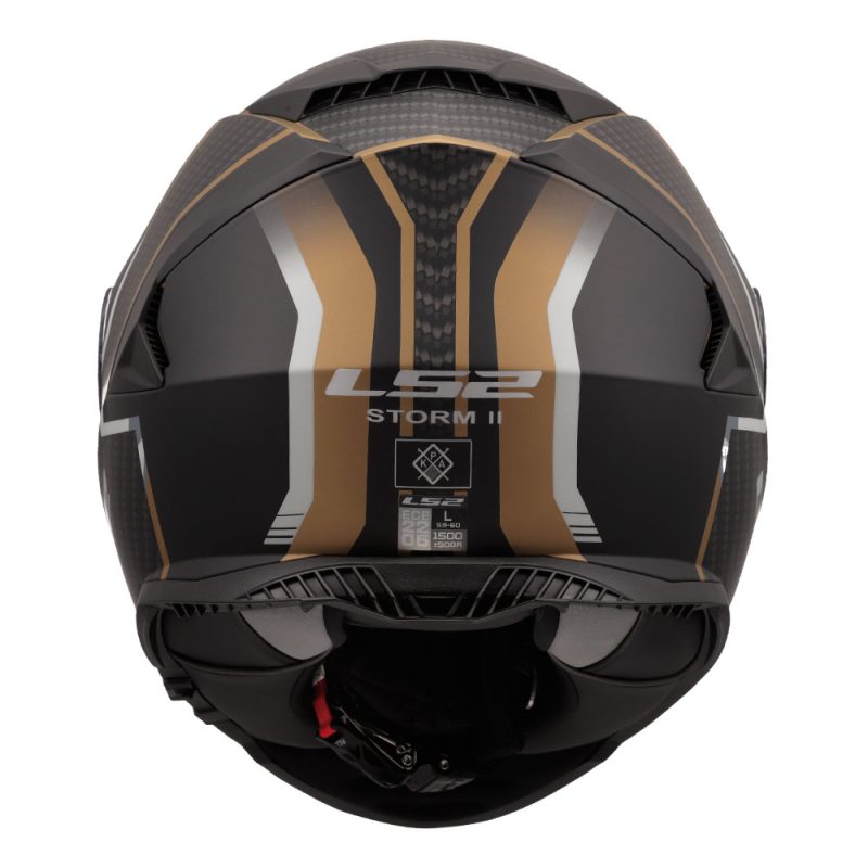 Кацига FF800 STORM II TRACKER BLACK GOLD-06 LS2 - Image 4