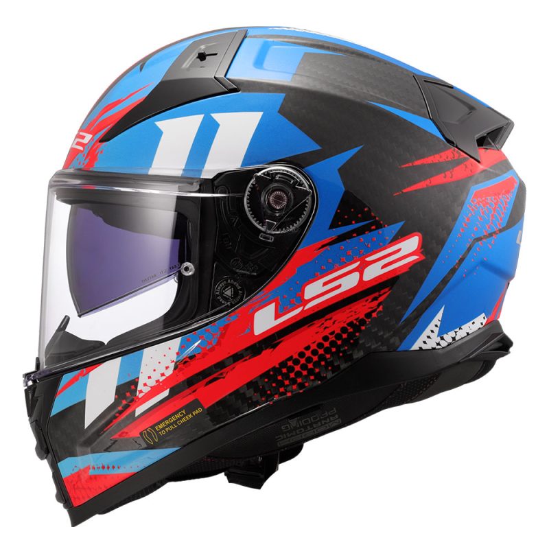 Кацига FF811 VECTOR II C TANTIC RED BLUE-06 LS2 - Image 2