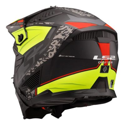Кацига OF606 DRIFTER DEVOR M.BLACK H-V YELLOW-06 LS2 - Image 4