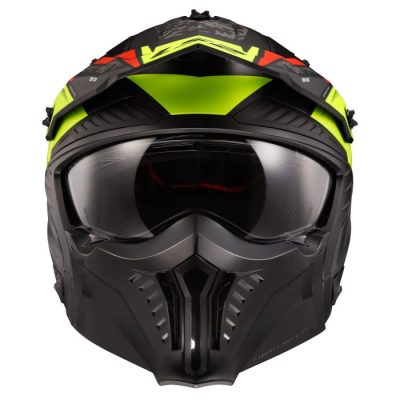 Кацига OF606 DRIFTER DEVOR M.BLACK H-V YELLOW-06 LS2 - Image 5